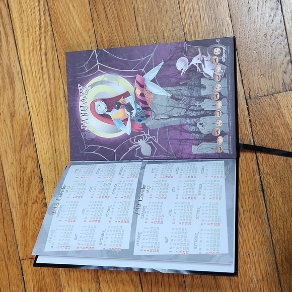 Nightmare Before Christmas Jack Skellington Undated Calender Notebook. - Picture 2 of 16